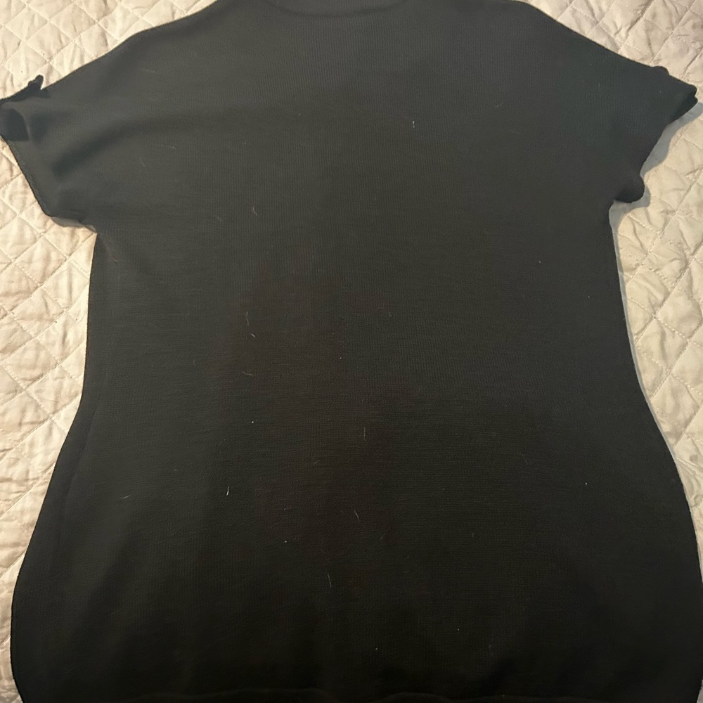 St John by Marie Grey black sweater vest. Size 2 great condition
